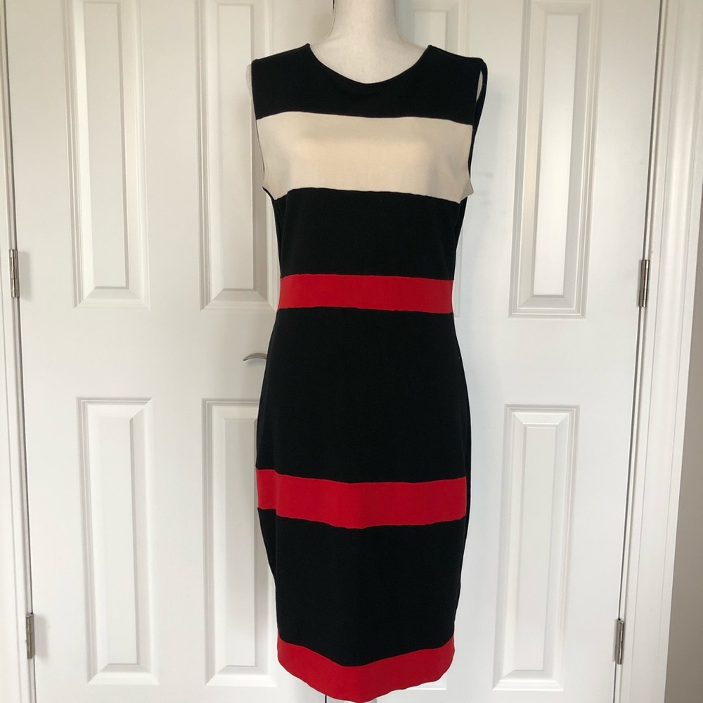 Color Block Sleeveless Dress